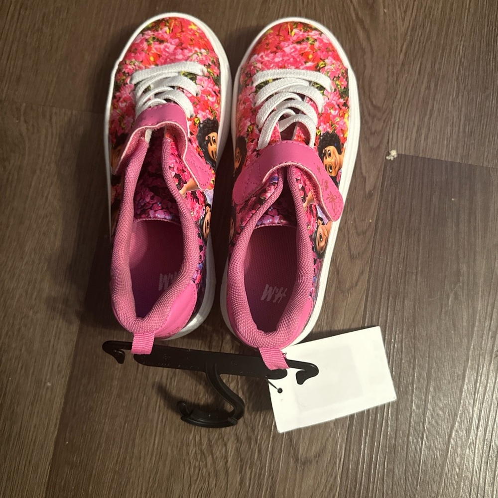 Pink Kids Shoes with Cartoon Design